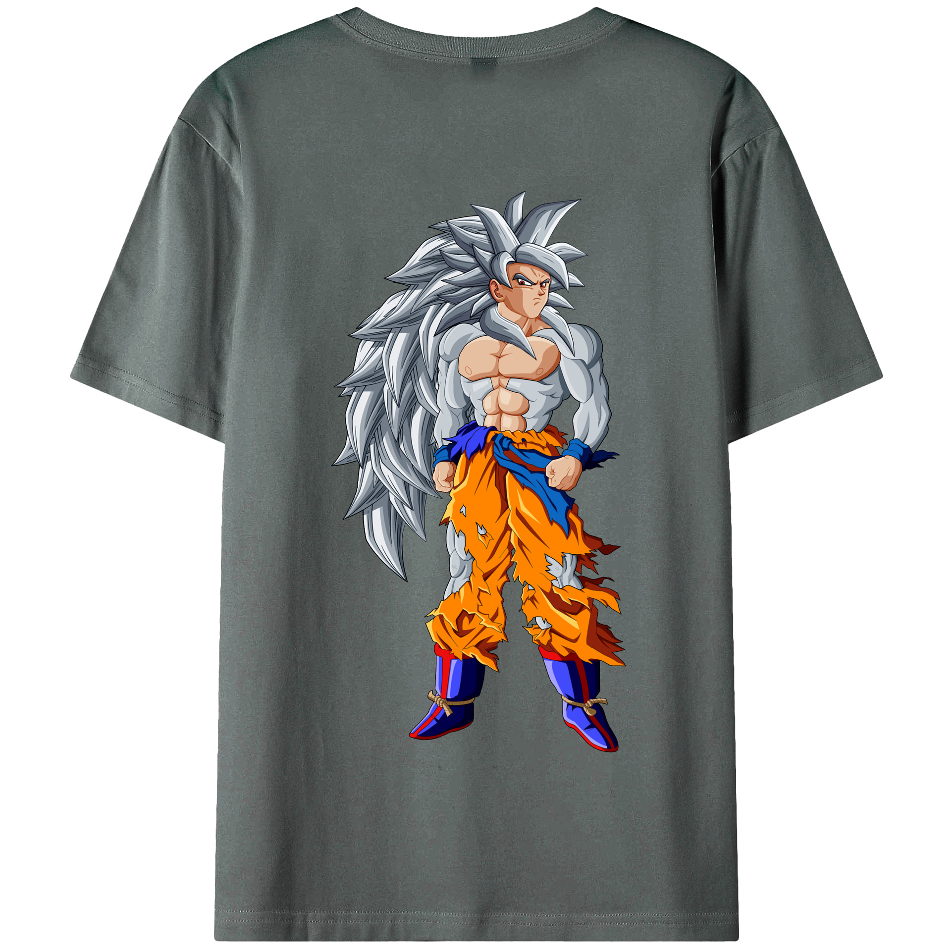 （画像用） ドラゴンボール 孫悟空（そん ごくう）Son Goku カカロット DRAGON BALL Kakarotto 綿100％半袖Tシャツ（背面プリント）